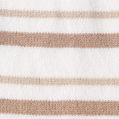 ボーダー柄ニット生地の質感アップ
