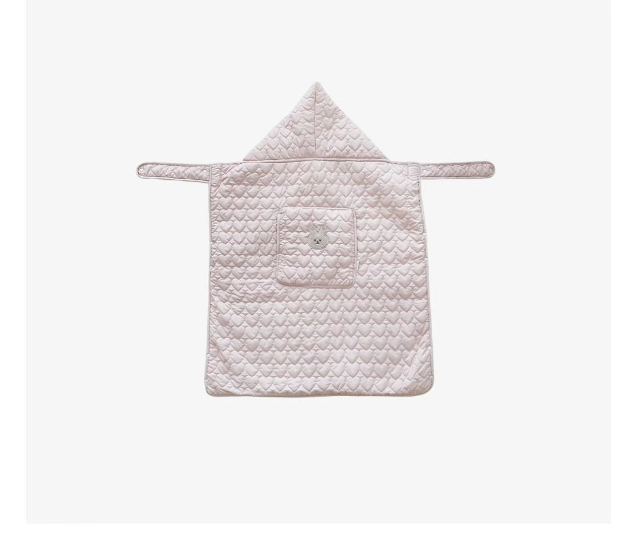 冬のおでかけを冷たい風から守る｜厚手フランネル 防風 抱っこ紐用ベビーキャリアカバー アニマル柄 約85×80cm