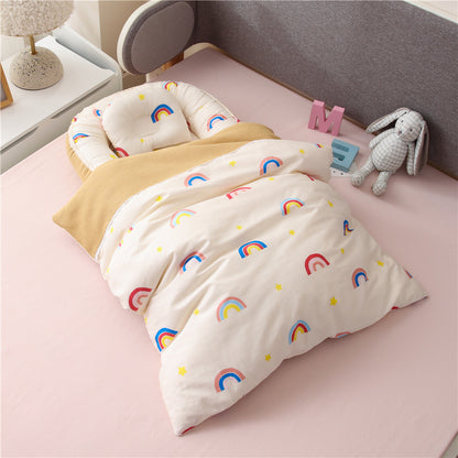 テキスタイル ブリーザブルベビーネスト｜取り外し洗える 両面仕様 50×85cm