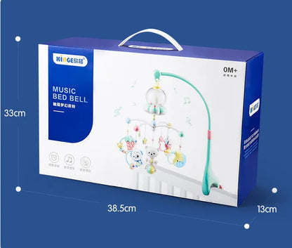 ベビーベッドメリー カラーボックス包装 パッケージ外観 イメージ
