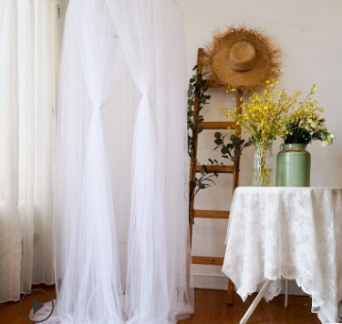 ベビーキャノピー（天蓋・蚊帳）ホワイト（モスキートネット）カラーイメージ
