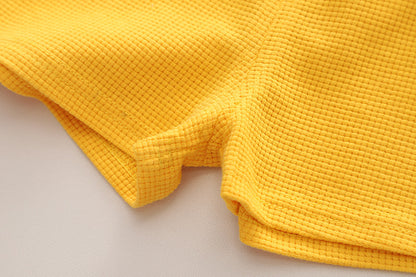 夏もさらっと動きやすい 男の子ノースリーブ上下セット くまプリント＆バケットハットデザイン コットン 80~120cm