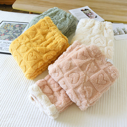 マタニティフランネルパンツの複数バリエーションイメージ　ふんわり素材であたたかい
