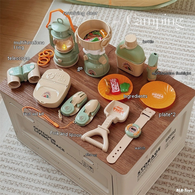 コアラキャンプごっこテントセット 昆虫観察ボックス 虫取り網付き 22点セット 25点セット 室内アウトドア冒険インドアプレイ 親子遊び 知育インタラクティブトイ