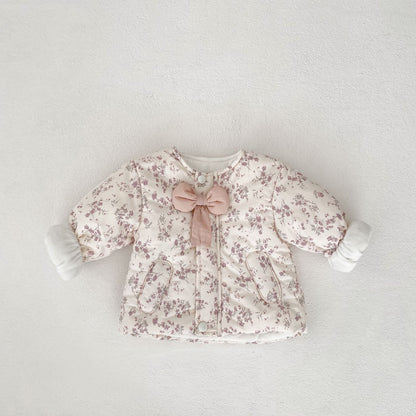 軽量中綿入りあったかベビーアウター
