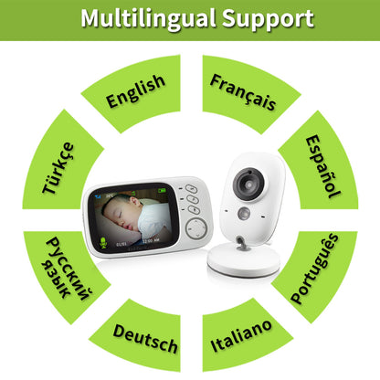 双方向通話機能搭載の育児モニター
