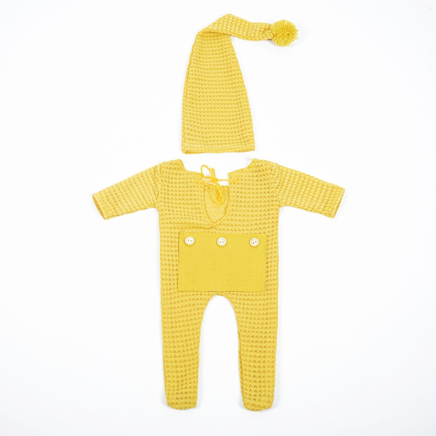 新生児フォト用ニットロンパース｜スパンデックス素材・伸縮性抜群・柔らかタッチ・男女兼用 | Newborn Photography Knit Romper | Soft Stretch Spandex Fabric, Gentle Touch, Unisex