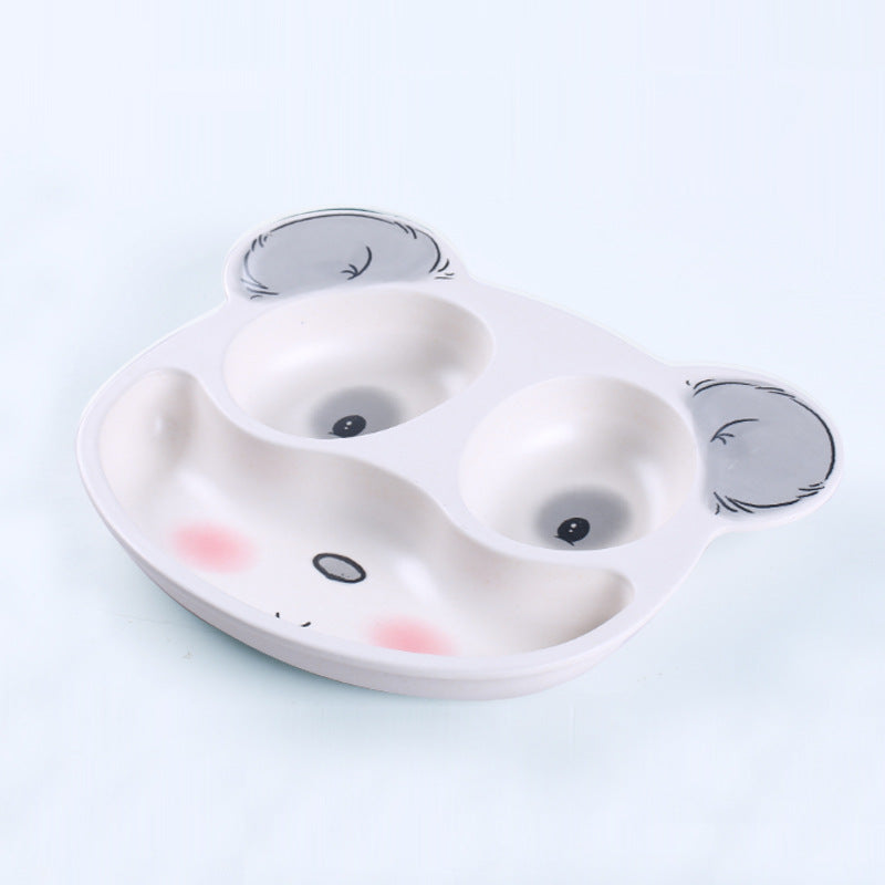 動物フェイスのディナープレート バンブーファイバー素材（ベビープレート）
