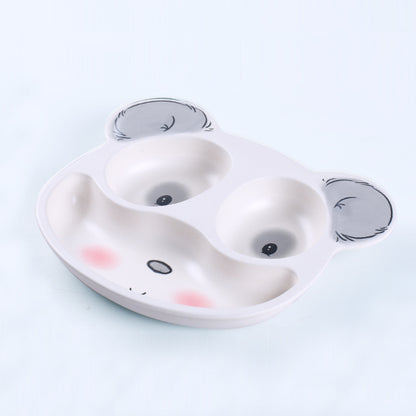 動物フェイスのディナープレート バンブーファイバー素材（ベビープレート）
