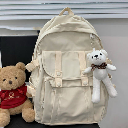 大容量オックスフォード生地バックパック 通学・通勤・おでかけ対応