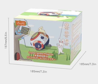 カラーボックス入り星空プロジェクターライトのパッケージ写真
