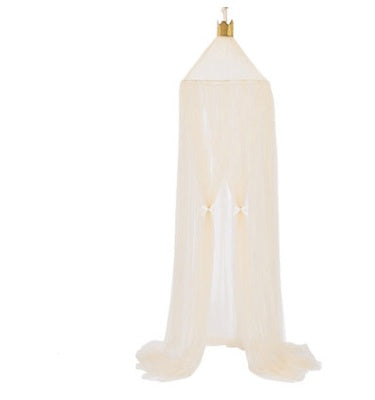 ベビーキャノピー（天蓋・蚊帳）カーキ（モスキートネット）カラーイメージ
