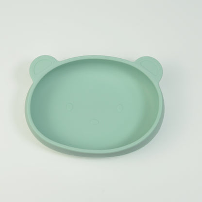 電子レンジ対応の離乳食ボウルとスプーン
