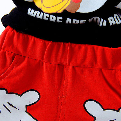 元気に動ける夏コーデが完成する 男の子半袖セットアップ BOYロゴプリント 80~110cm