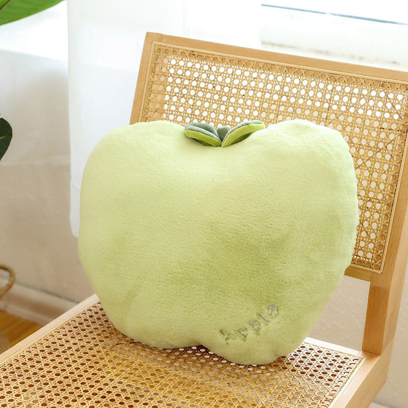 アップルデザインのぬいぐるみピロー
