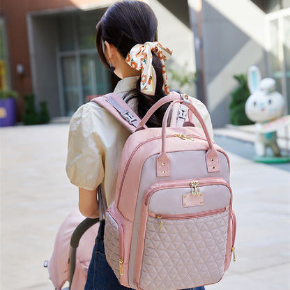 多機能防水マザーズリュック｜哺乳瓶保温・乾湿分離対応 30×13×44cm