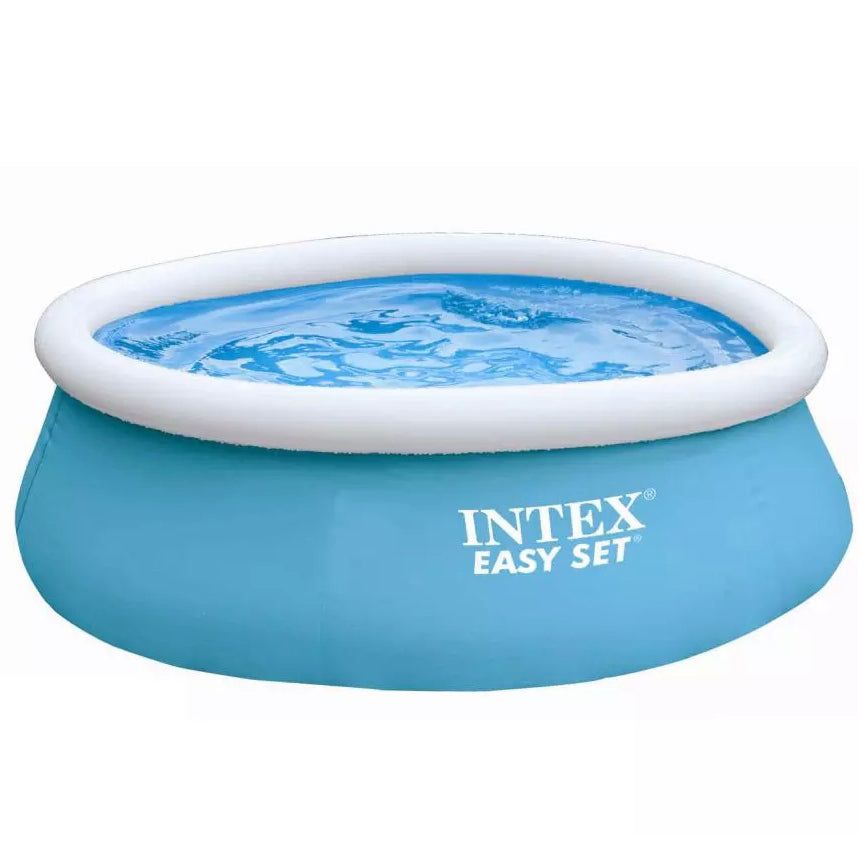 INTEX EASY SET 丸型インフレータブルプール 183×51cm｜家庭用ビニールプール（トップリング構造・3.4kg）