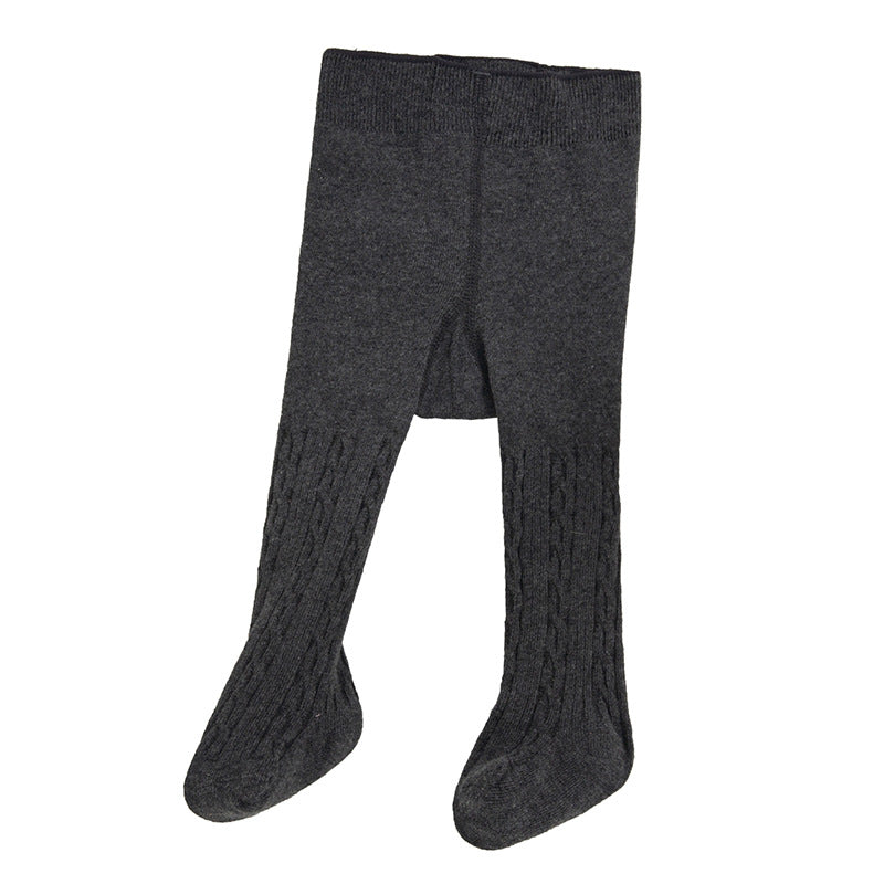 赤ちゃんの足先までやさしく包み込む ベビー子どもタイツレギンス 無地韓国風デザイン コットン100% 0〜24ヶ月 Lumisei Prime