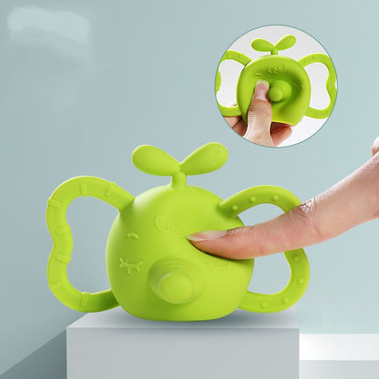 シリコン製 プロペラトップ ゾウモチーフ 歯固めラトル