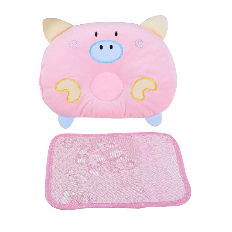 イエローのこぶたまくら サイドビュー
