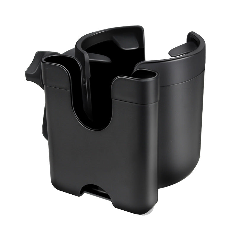 本体正面のシルエットとカップ受け形状が分かる外観（ベビーカーカップホルダー）
