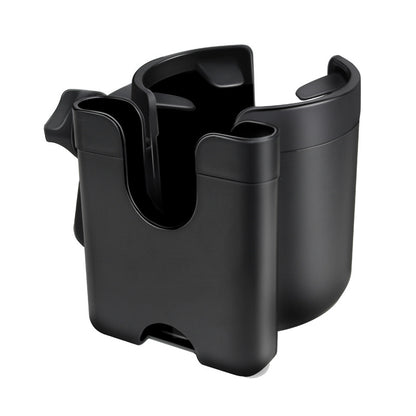 本体正面のシルエットとカップ受け形状が分かる外観（ベビーカーカップホルダー）
