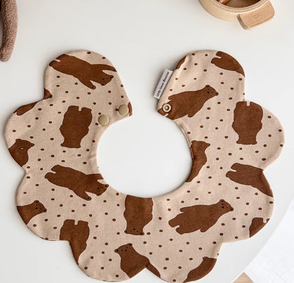 新生児用コットンビブ 肌に優しい敏感肌対応スタイ
