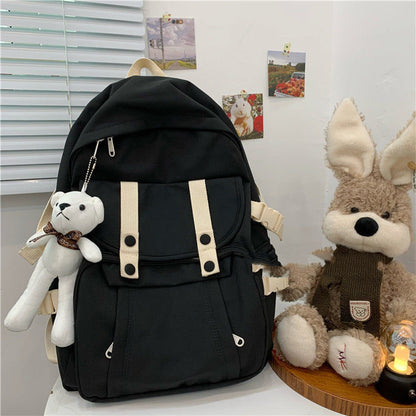 大容量オックスフォード生地バックパック 通学・通勤・おでかけ対応