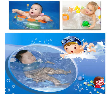 ベビー用インフレータブルプール 1.2m｜バブル底・排水口付き 2段/3段リング 120 x 80cm ベビースイミングプール