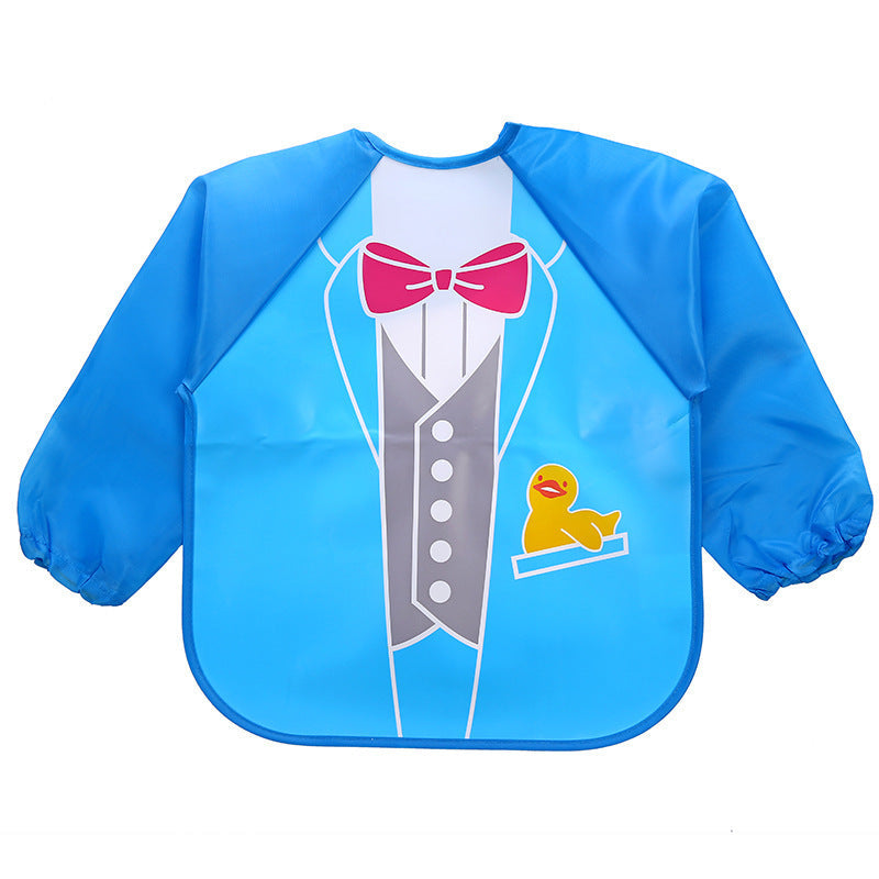 ベビー防水お食事エプロン | Long Sleeve Waterproof Baby Bib Apron Painting Gown Lumisei Prime