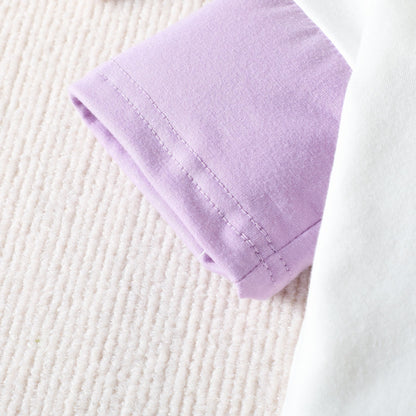 甘いフルーツ＆アニマルプリントで写真映えする 女の子半袖Tシャツ＆ブルマ風ショートパンツ上下セット コットン 70〜100cm