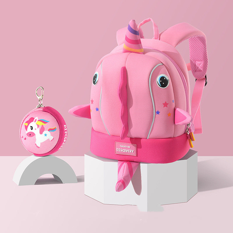 迷子防止に配慮した キッズアニマルリュック ダイビング生地 2サイズS・L 20〜35L・4色