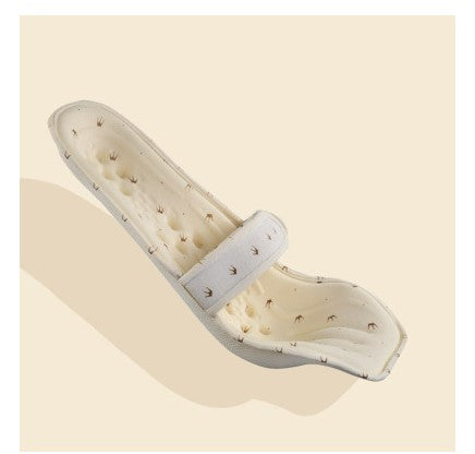 無地カラーの固定ベルト付きベビー授乳サポートピロー ベージュ（授乳クッション）
