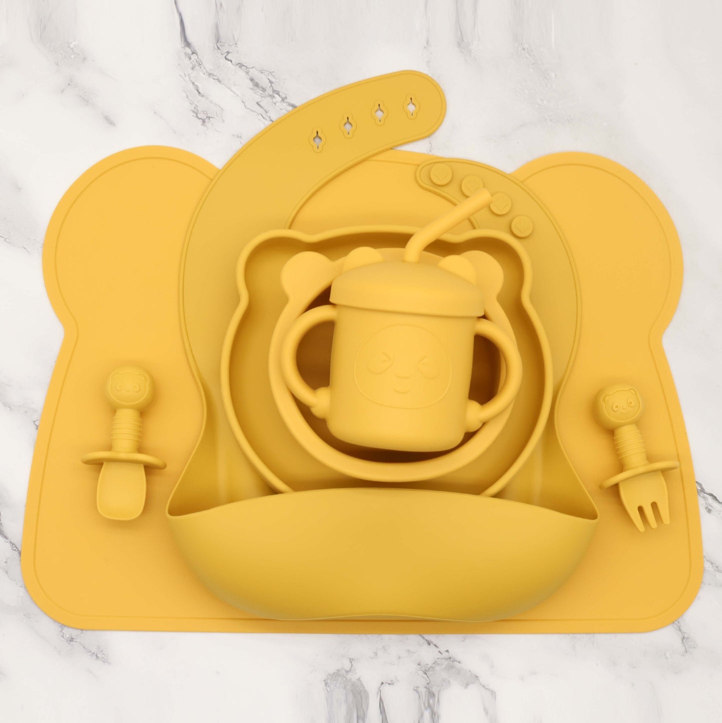 シリコン製ベビー食器7点セット
