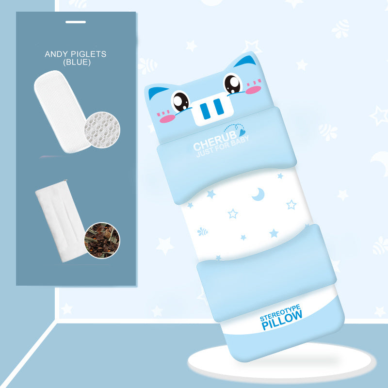 長方形デザインの赤ちゃん用まくら
