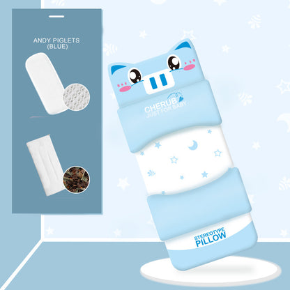 長方形デザインの赤ちゃん用まくら
