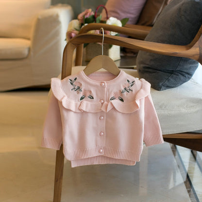 柔らかアクリル素材の秋冬ベビー服
