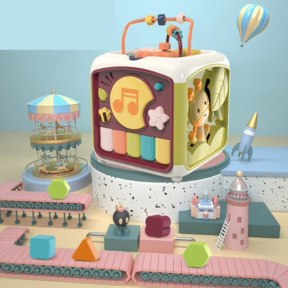 ABS素材の安全なポリヘドロンキューブ
