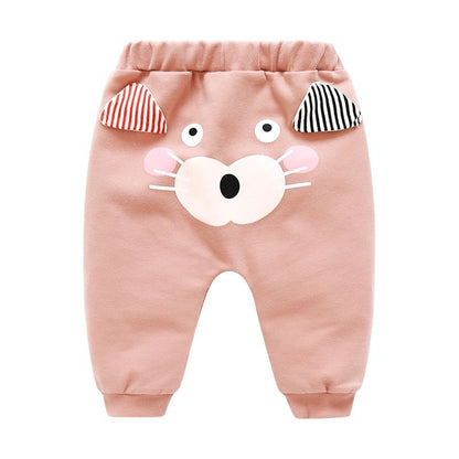 ベビーハイウエスト腹巻きパンツ | Baby High-Waist Belly Protecting Trousers Animal Design Lumisei Prime