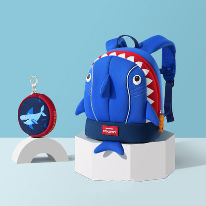 迷子防止に配慮した キッズアニマルリュック ダイビング生地 2サイズS・L 20〜35L・4色