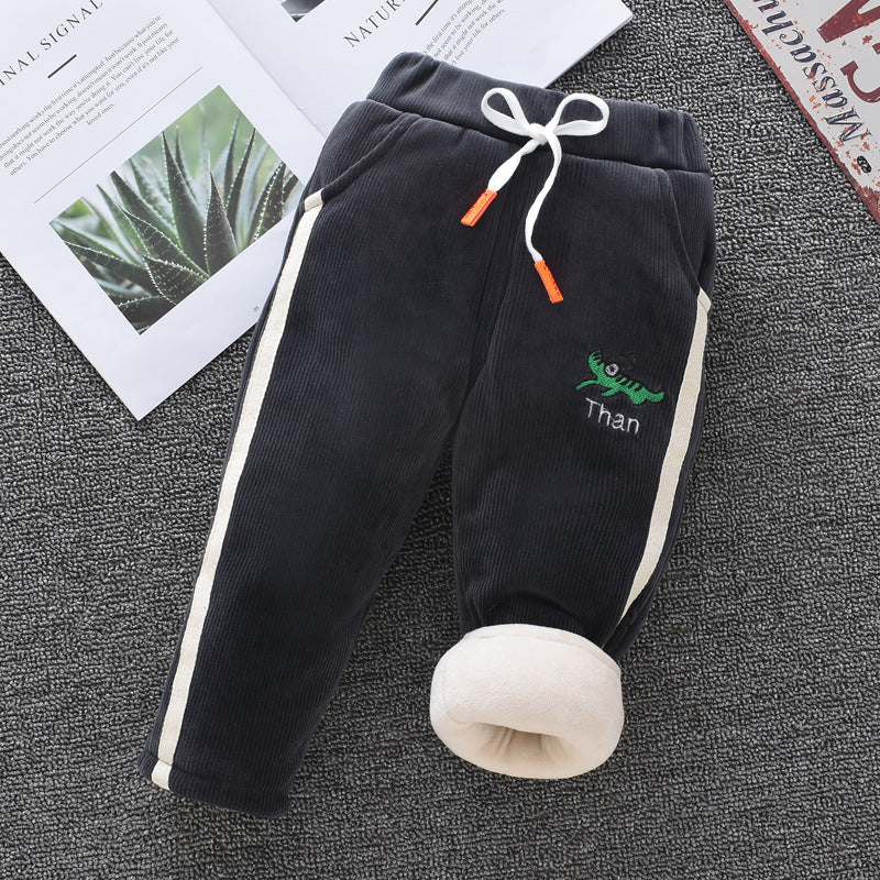 1〜3歳向け厚手裏起毛ベビーパンツ
