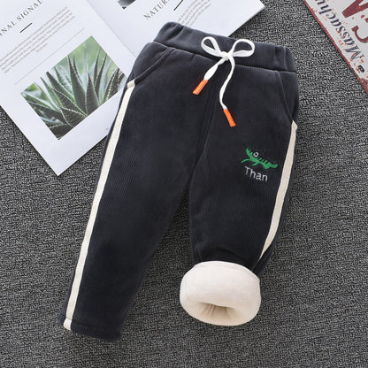 1〜3歳向け厚手裏起毛ベビーパンツ
