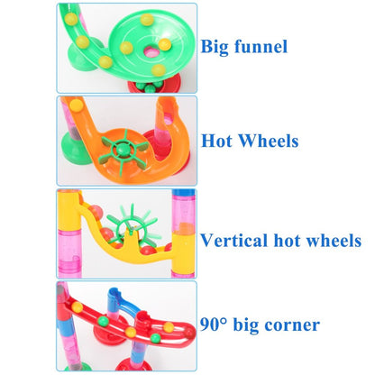 立体構築マーブルラン 重力と速度を学べるスロープ玩具 親子遊びに最適
