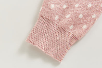 秋冬向け水玉模様の女児パンツ
