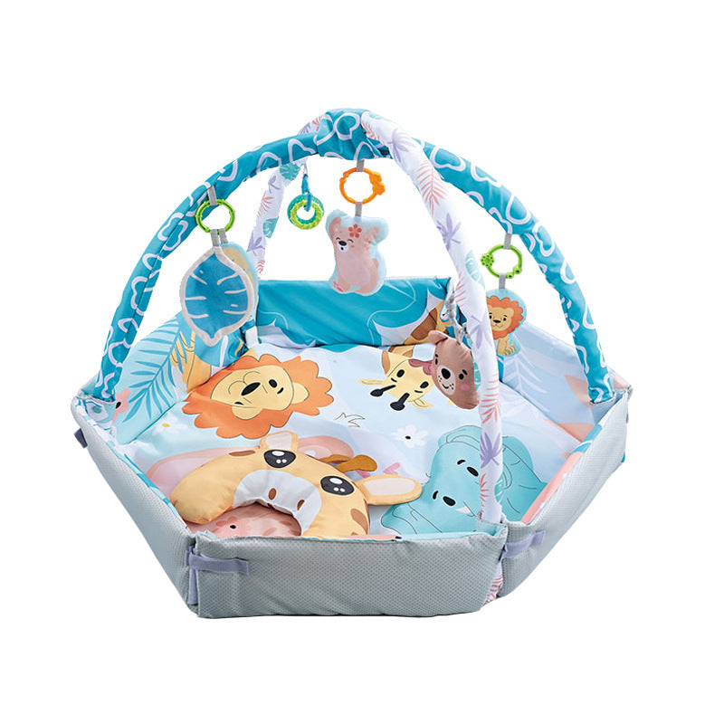 室内で使用したプレイマットの設置例
