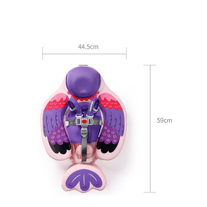 インフレータブル不要 ベビー脇下スイムリング シェード付き2WAYベビーブイ 防水仕様 ブルー・ピンク