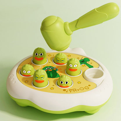 ハンマーで叩く瞬間のデモイメージ
