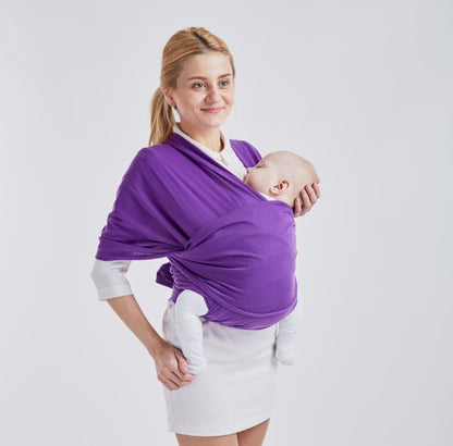 多機能ベビーラップ パープル 本体イメージ（移動）
