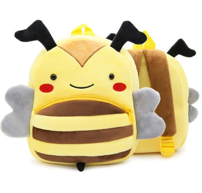 幼稚園リュック ぬいぐるみミニバックパック 26.5×24×10.5cm｜ふわふわ素材で小さな持ち物が迷わず整う