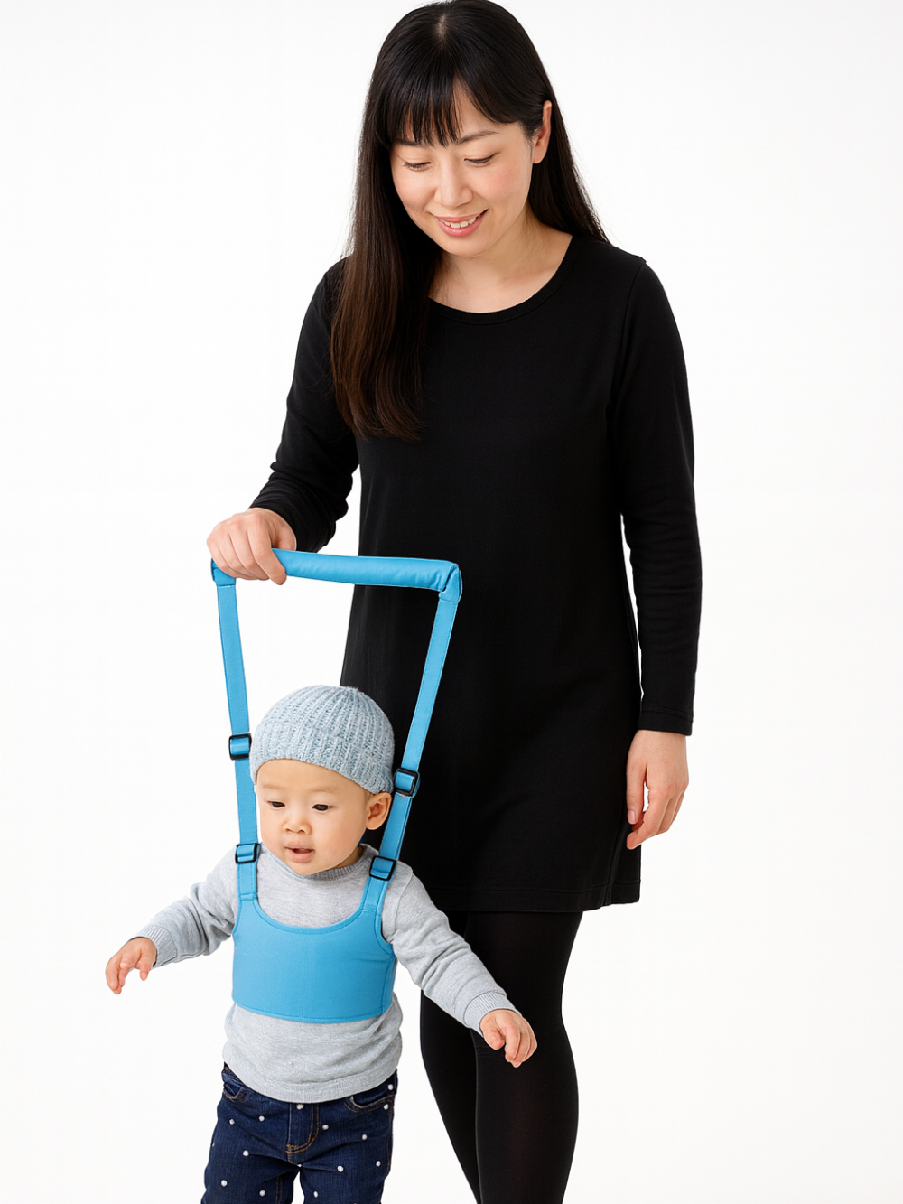 ベビー歩行補助ハーネスを正面から撮影した画像
